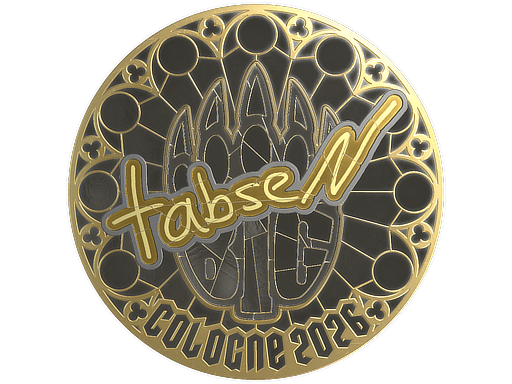 Sticker | tabseN (Gold) | Cologne 2026