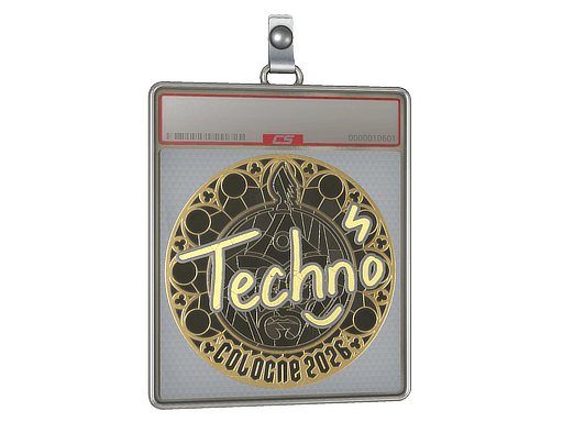 Sticker | Techno4K (Gold) | Cologne 2026