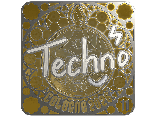 Sticker | Techno4K (Foil, Ranked) | Cologne 2026