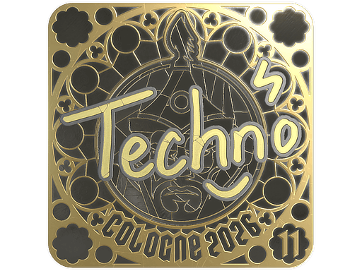 Sticker | Techno4K (Gold, Ranked) | Cologne 2026