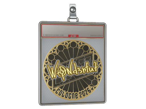 Sticker | w0nderful (Gold) | Cologne 2026
