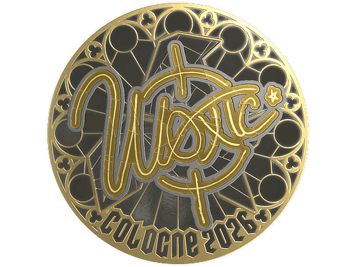 Sticker | woxic (Gold) | Cologne 2026