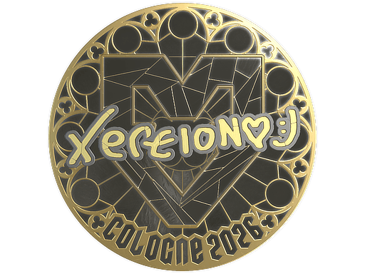 Sticker | xertioN (Gold) | Cologne 2026