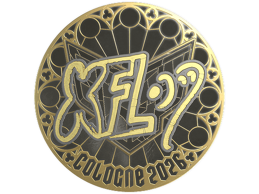 Sticker | xfl0ud (Gold) | Cologne 2026