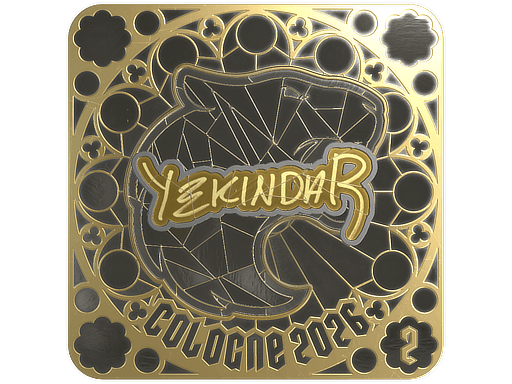 Sticker | YEKINDAR (Gold, Ranked) | Cologne 2026