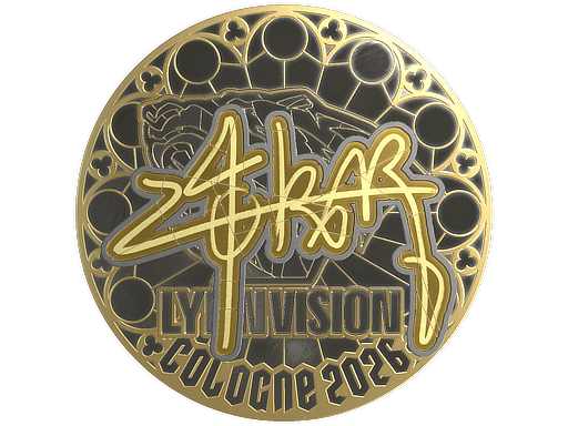 Sticker | z4KR (Gold) | Cologne 2026