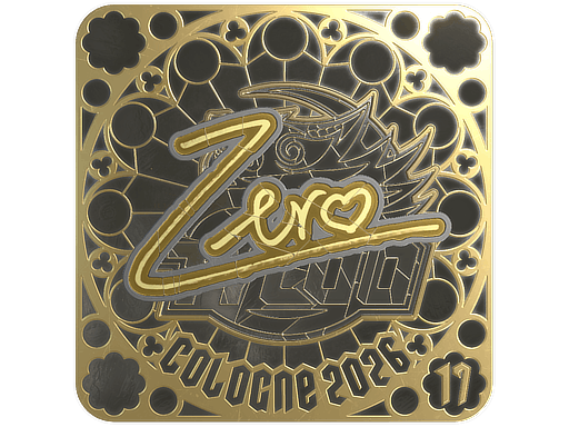 Sticker | Zero (Gold, Ranked)  | Cologne 2026