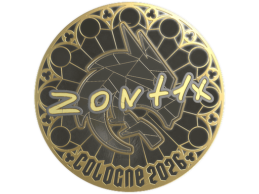 Sticker | zont1x (Gold) | Cologne 2026