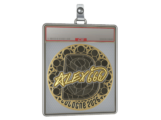 Sticker | alex666 (Gold) | Cologne 2026