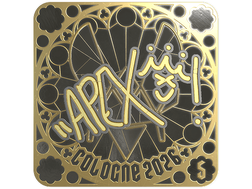 Sticker | apEX (Gold, Ranked) | Cologne 2026