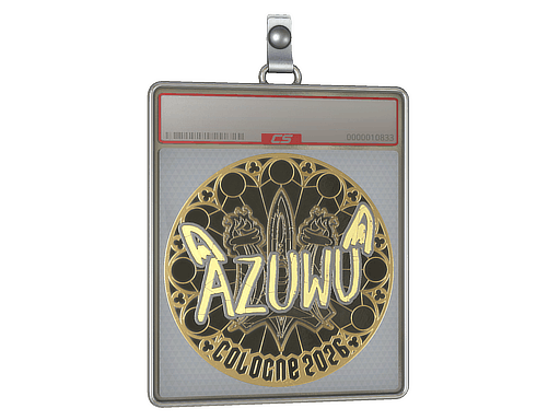 Sticker | AZUWU (Gold) | Cologne 2026