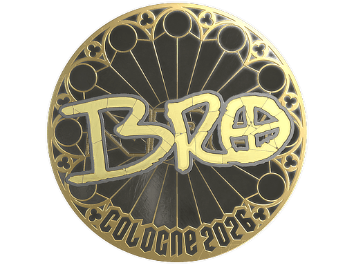 Sticker | br0 (Gold) | Cologne 2026