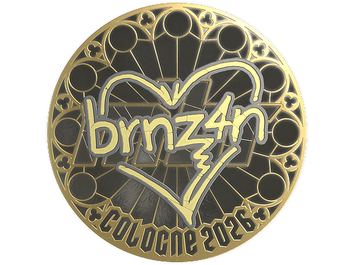 Sticker | brnz4n (Gold) | Cologne 2026
