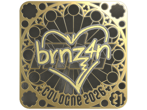 Sticker | brnz4n (Gold, Ranked) | Cologne 2026
