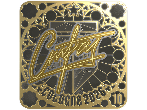 Sticker | cmtry (Gold, Ranked) | Cologne 2026