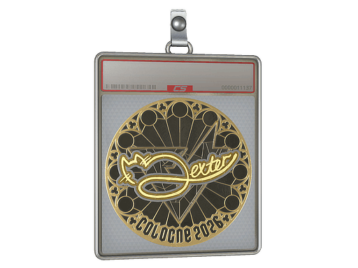 Sticker | dexter (Gold) | Cologne 2026
