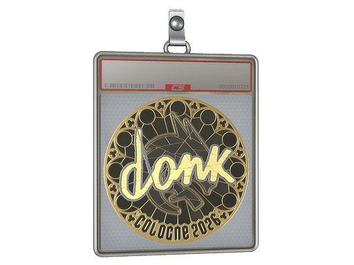 Sticker | donk (Gold) | Cologne 2026