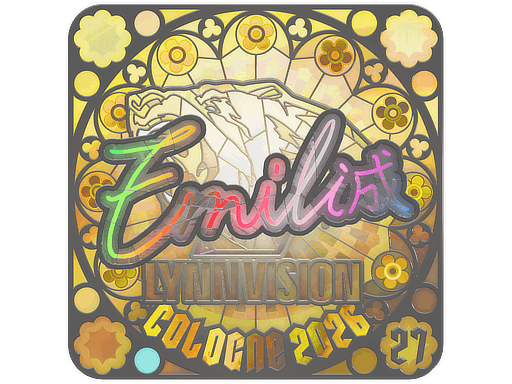 Sticker | EmiliaQAQ (Holo, Ranked) | Cologne 2026