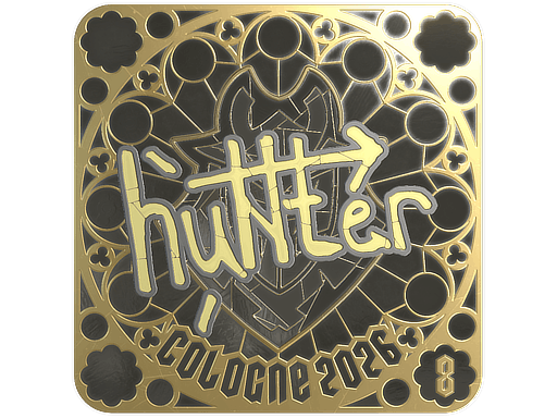 Sticker | huNter- (Gold, Ranked) | Cologne 2026