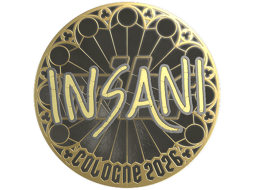 Sticker | insani (Gold) | Cologne 2026