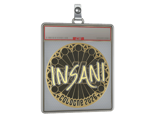 Sticker | insani (Gold) | Cologne 2026