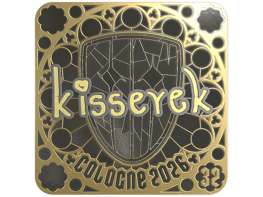Sticker | kisserek (Gold, Ranked) | Cologne 2026