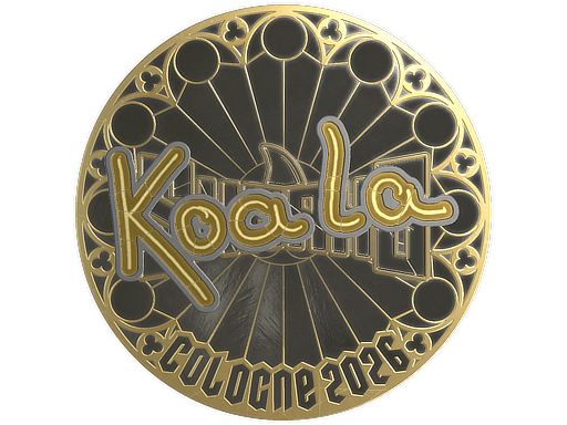 Sticker | koala (Gold) | Cologne 2026