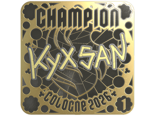 Sticker | kyxsan (Gold, Ranked) | Cologne 2026