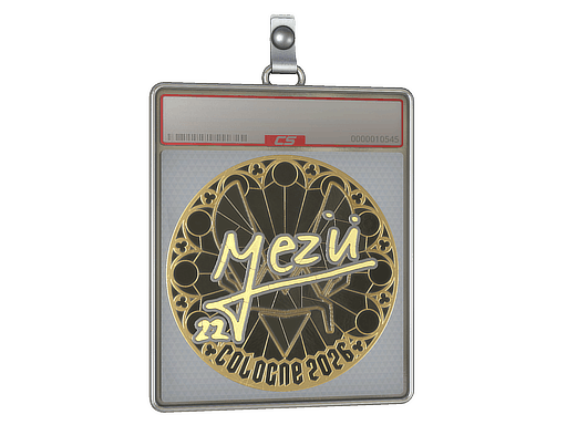 Sticker | mezii (Gold) | Cologne 2026