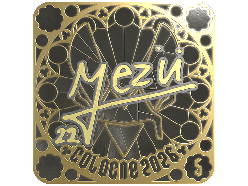 Sticker | mezii (Gold, Ranked) | Cologne 2026