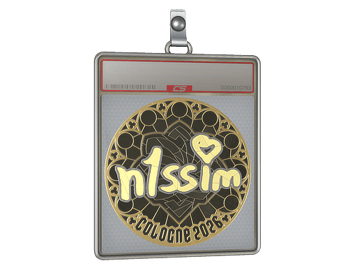 Sticker | n1ssim (Gold) | Cologne 2026