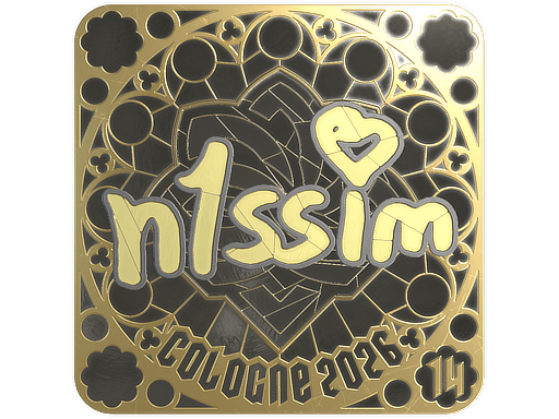Sticker | n1ssim (Gold, Ranked) | Cologne 2026