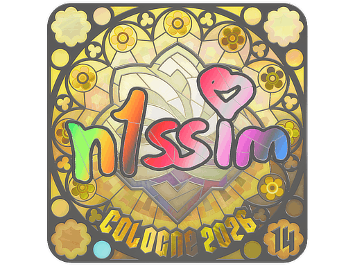 Sticker | n1ssim (Holo, Ranked) | Cologne 2026