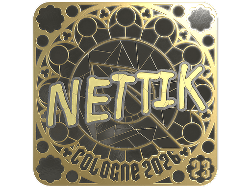 Sticker | nettik (Gold, Ranked) | Cologne 2026