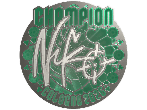 Sticker | NiKo (Foil, Champion) | Cologne 2026