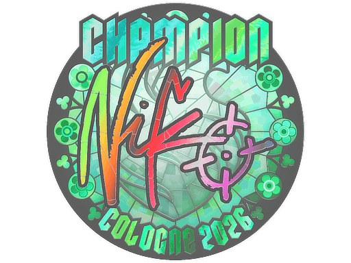 Sticker | NiKo (Holo, Champion) | Cologne 2026