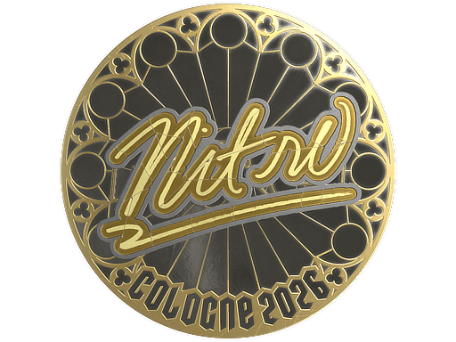 Sticker | nitr0 (Gold) | Cologne 2026