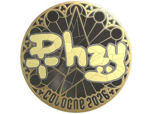 Sticker | phzy (Gold) | Cologne 2026