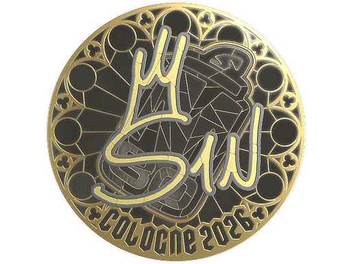 Sticker | s1n (Gold) | Cologne 2026