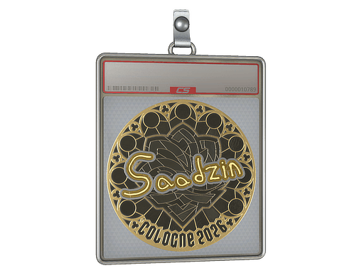Sticker | saadzin (Gold) | Cologne 2026