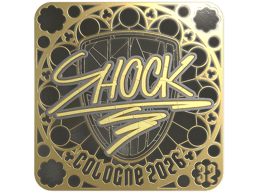 Sticker | SHOCK (Gold, Ranked) | Cologne 2026