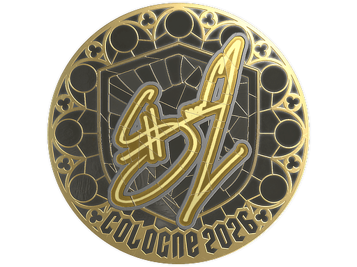 Sticker | siuhy (Gold) | Cologne 2026