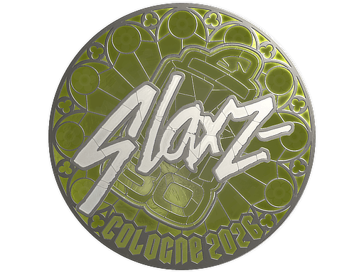 Sticker | slaxz- (Foil) | Cologne 2026