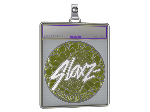 Sticker | slaxz- (Foil) | Cologne 2026