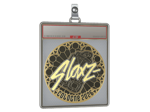 Sticker | slaxz- (Gold) | Cologne 2026