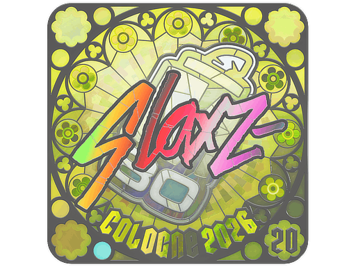 Sticker | slaxz- (Holo, Ranked) | Cologne 2026