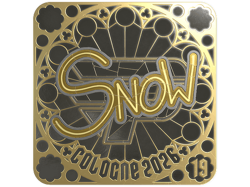 Sticker | snow (Gold, Ranked) | Cologne 2026