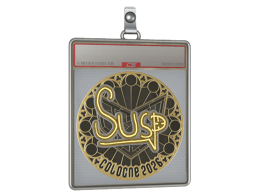 Sticker | susp (Gold) | Cologne 2026