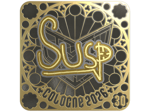 Sticker | susp (Gold, Ranked) | Cologne 2026