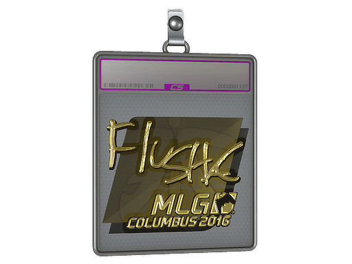 Sticker | flusha (Gold) | MLG Columbus 2016